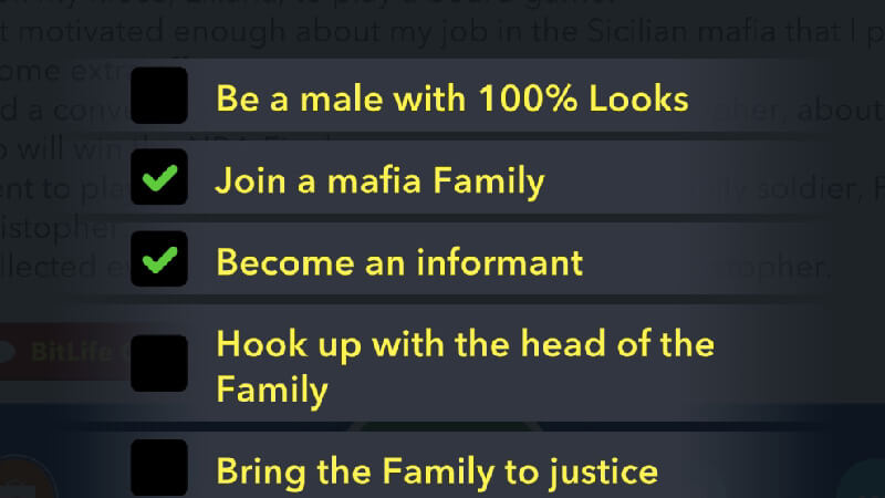 Bitlife Hunky Honeypot Tasks