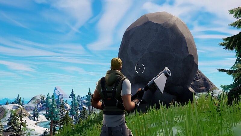how to dislodge runaway boulders in fortnite