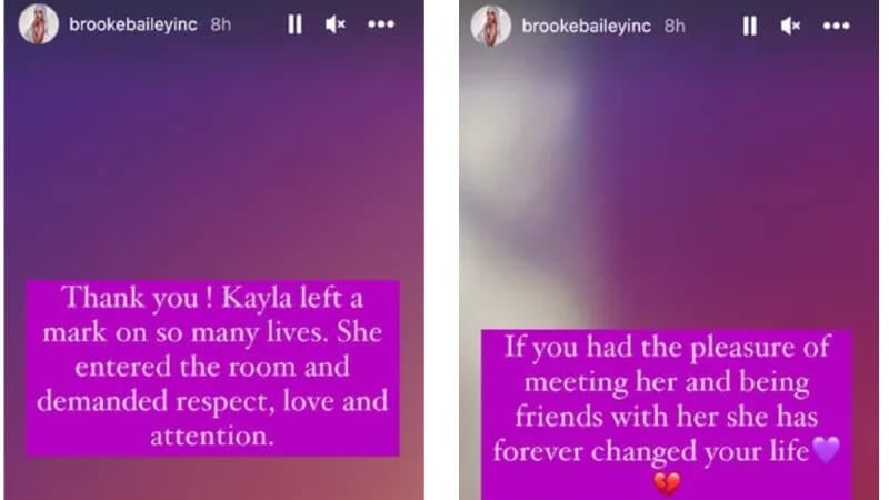 Basketball Wives' Brooke Bailey mourns daughter