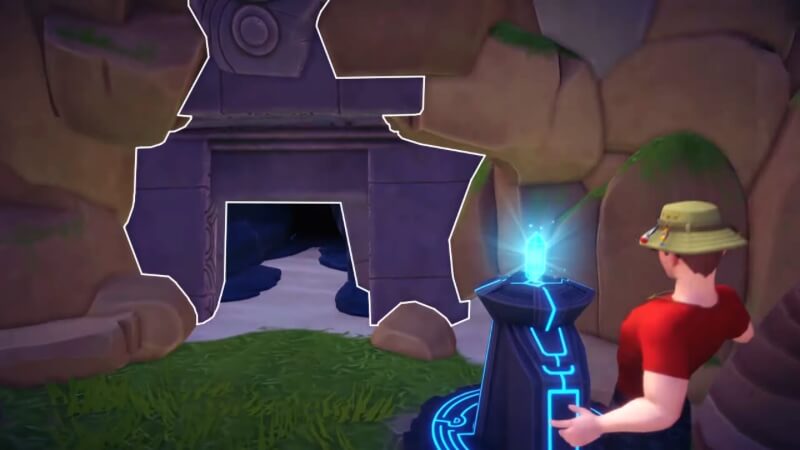 Dazzle beach cave in Disney Dreamlight Valley