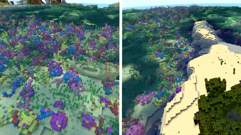 Minecraft 1.19 Coral Reef Seeds For September 2022