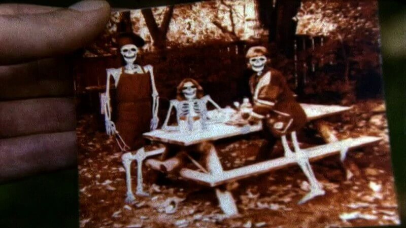 The book's cover recreated in Say Cheese and DIe