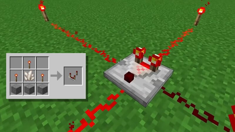Using A Redstone Comparator In Minecraft