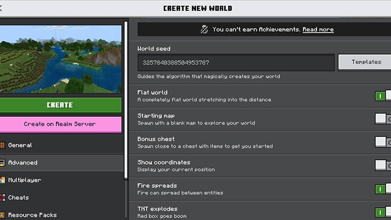 Minecraft Bedrock Flat World
