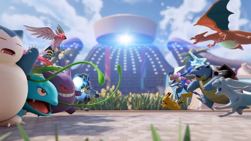 Pokémon Unite title image, Pokémon Unite patch, Pokémon Unite 1.7 update