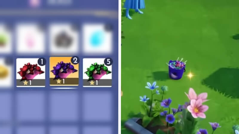 Collecting Red, Purple, and Green Candy in Disney Dreamlight Valley