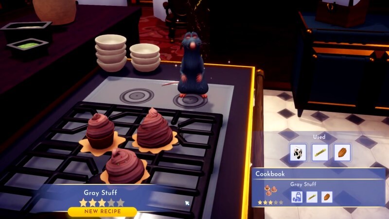 Disney Dreamlight Valley Gray Stuff Movie Recipe