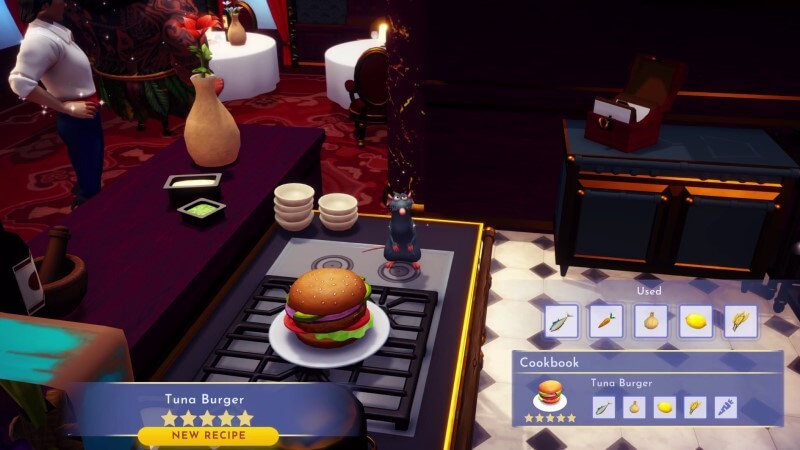 Disney Dreamlight Valley Tuna Burger Recipe