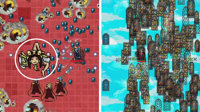 Entering the Holy Forbidden to Find the Yellow Sign in Vampire Survivors