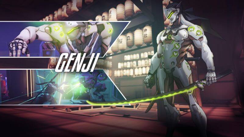 Genji’s Cyber Demon Mythic Skin in Overwatch 2