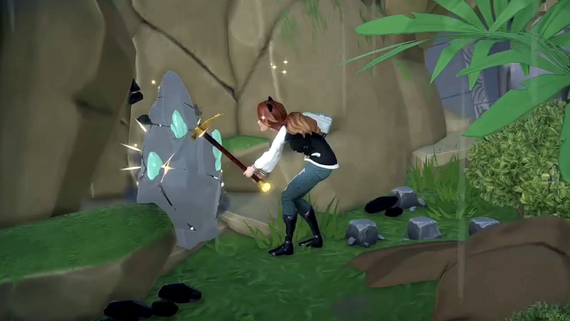 Mining Aquamarine in Disney Dreamlight Valley