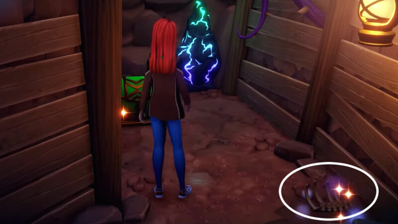 Old Bones Location in the Sunlit Plateau Mines of Disney Dreamlight Valley