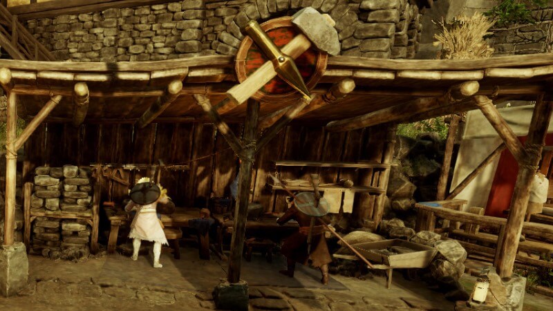 Stonecutting is used to craft Charged Sand in New World