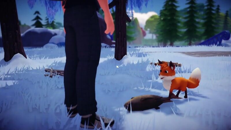 fox companion in Disney Dreamlight Valley