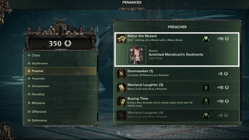 Abhor the Mutant Achievement in Warhammer 40K Darktide