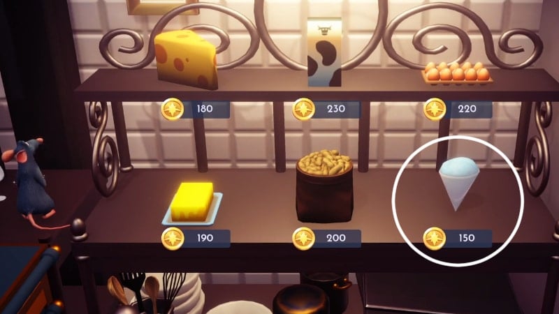 Buying Slush Ice to Make Lemon Sorbet in Disney Dreamlight Valley