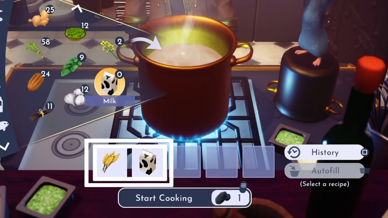 Cooking the Porridge Recipe in Dreamlight Valley