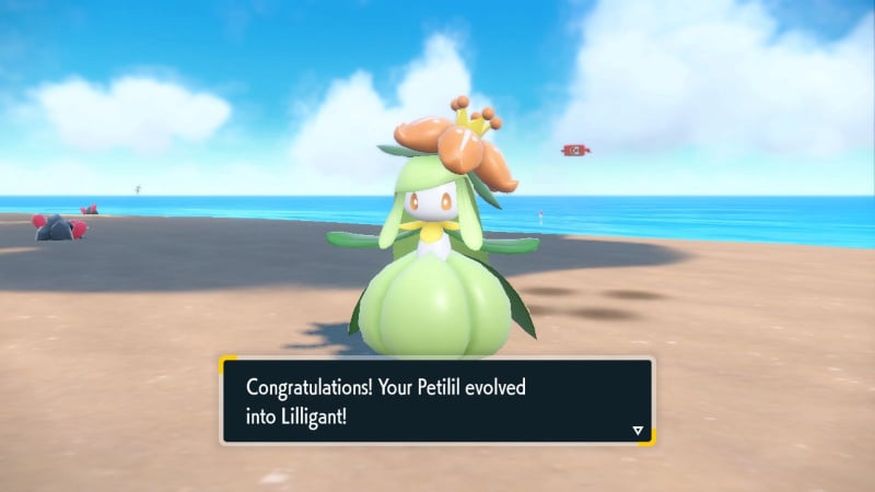Evolve Petilil into Lilligant Pokemon Scarlet and Violet
