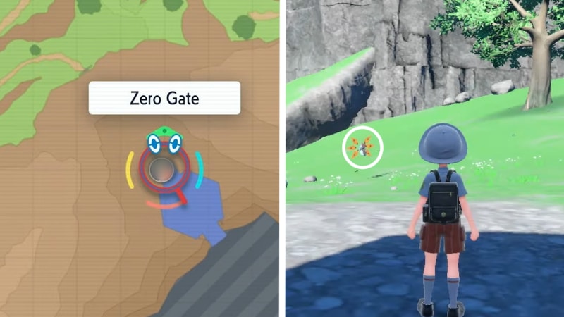 Finding Iron Moth in Area Zero of Pokémon Violet