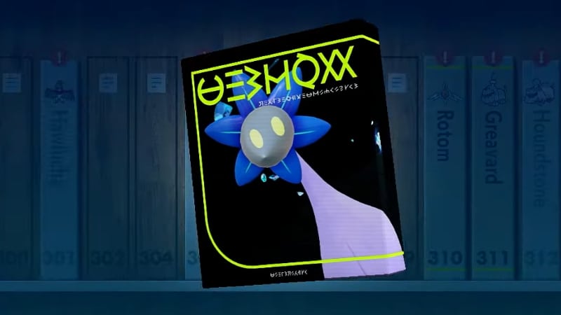 Glimmet Entry in the Pokédex of Pokémon Scarlet and Violet