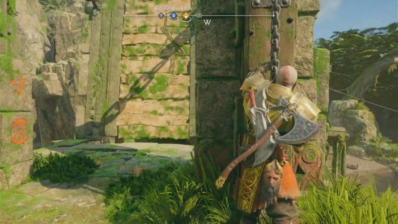 God of War Ragnarok Lower Drawbridge Cliffside Ruins
