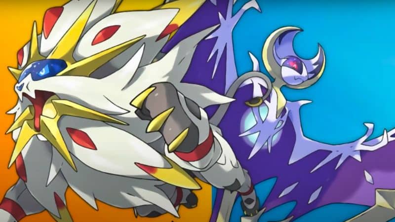 Lunala and Solgaleo in Pokémon GO 