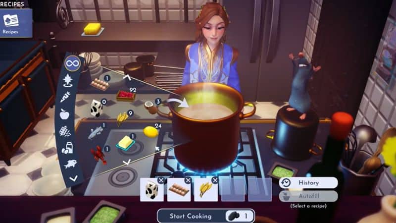 Chocolate Waffles in Disney Dreamlight Valley