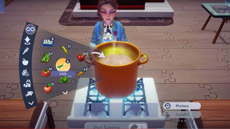 Leek Soup in Disney Dreamlight Valley