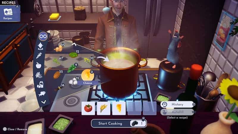 How to make the pizza recipe in disney dreamlight valley.