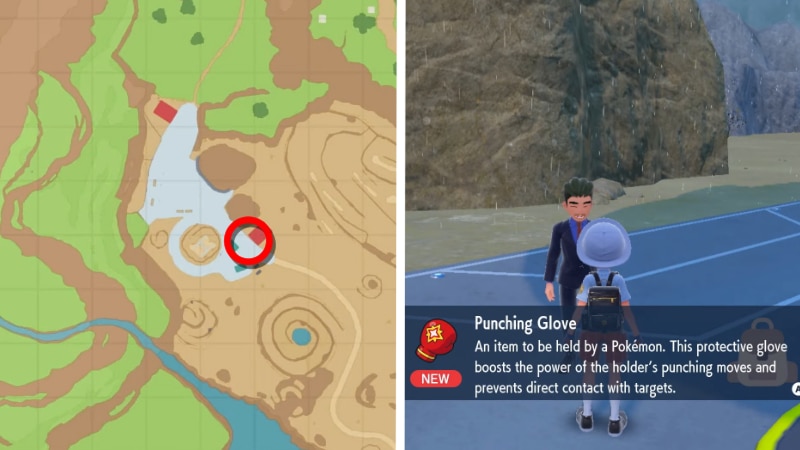 Punching Glove NPC Location in Pokémon Scarlet Violet