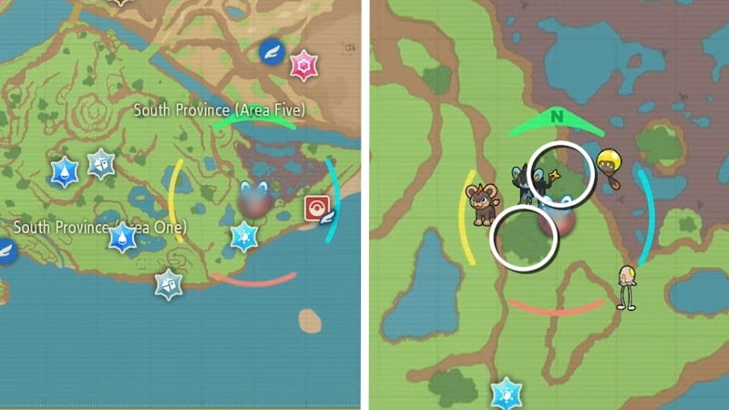 Slakoth Map Location for Pokémon Scarlet and Violet