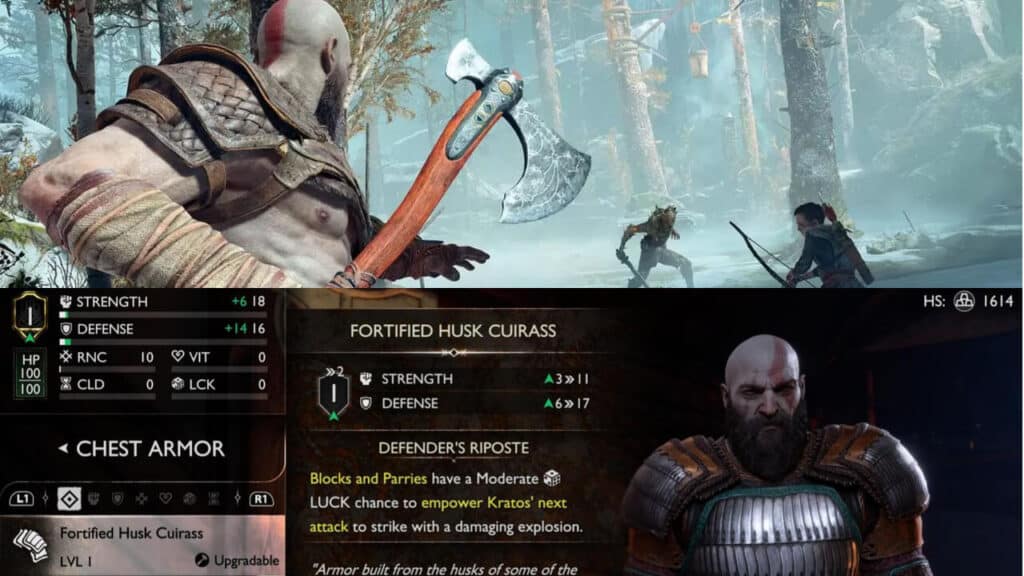 What is The Max Level Cap in God of War Ragnarok? Answered Split Image of God of War Ragnarok at max level cap