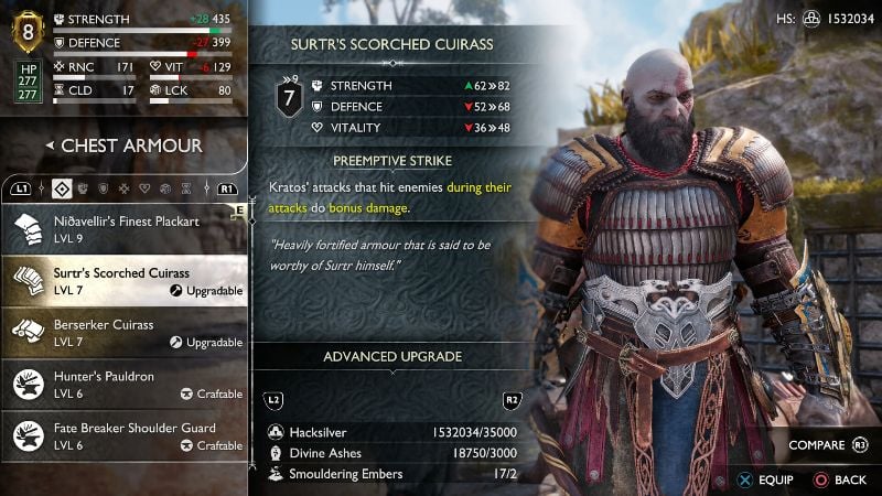 The Best 3 Armor Sets in God of War Ragnarok - Surtr(1)