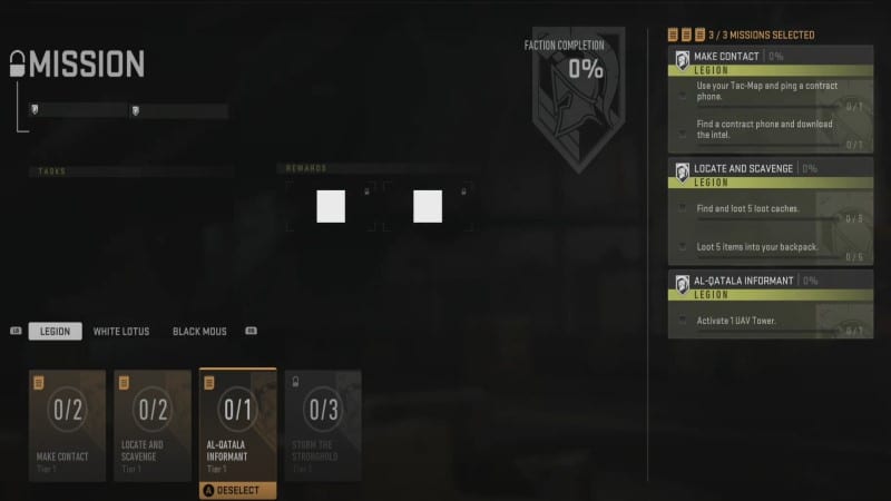 Warzone 2 DMZ Solo Duo Missions