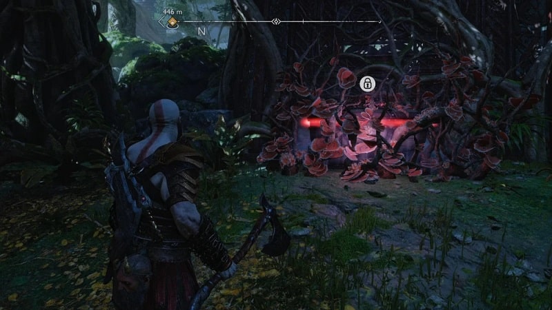 how to burn red vines in god of war ragnarok