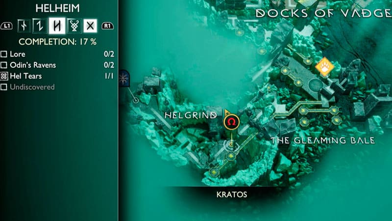 Helheim Hel-Tear Locations GOW Ragnarok