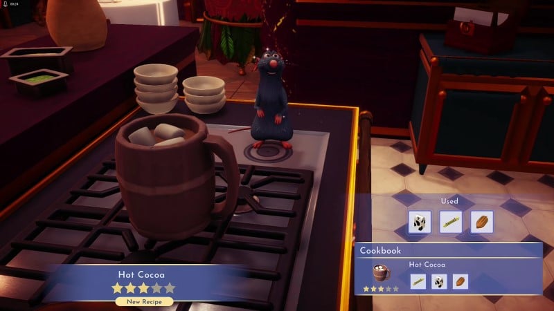 Disney Dreamlight Valley How to Make Hot Cocoa