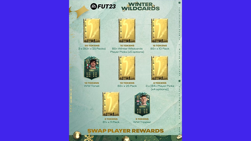 How to Get and Use The Winter Wildcard Swap Tokens in FIFA 23