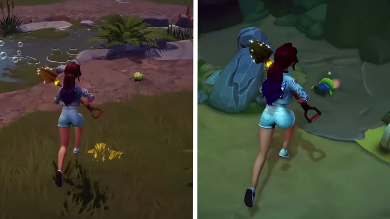 Finding Wanted Aliens in Disney Dreamlight Valley Quest in Glade of Trust and Scar's Cave