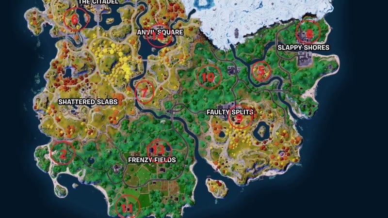 Fortnite Chapter 4: Season 1 All NPC and Character Locations