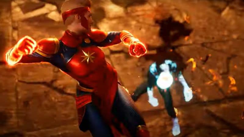 Captain Marvel in Midnight Suns