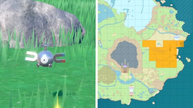 Magnemite Wild Encounter and Map Location in Pokemon Scarlet and Violet