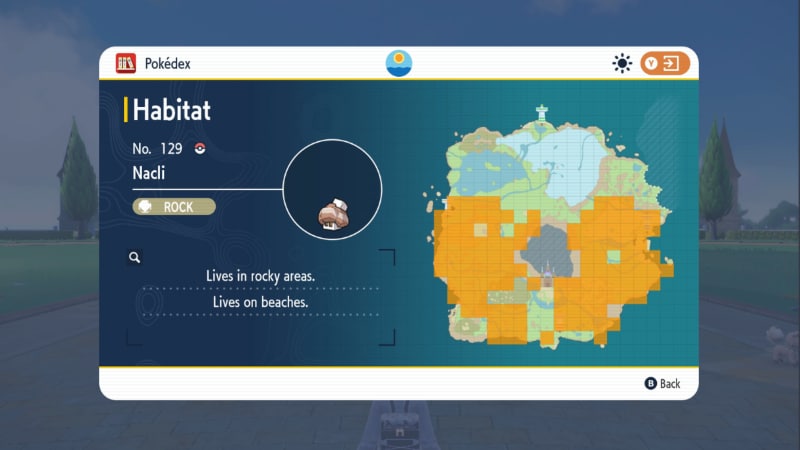 Nacli location Pokemon Scarlet and Violet