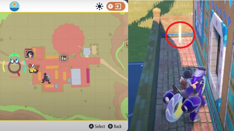 Pokémon Scarlet and Violet Find TM098 Skill Swap