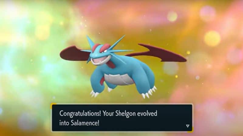 Shelgon in Pokemon Scarlet and Violet