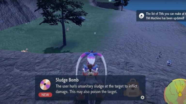 Pokémon Scarlet and Violet: How to craft TM 148 Sludge Bomb