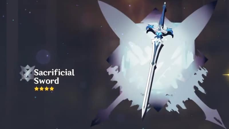 Sacrificial Sword Gacha Pull in Genshin Impact