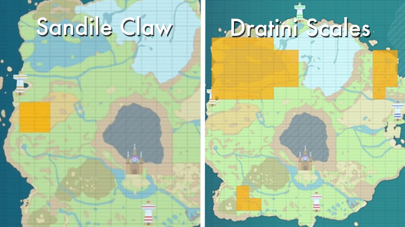 Sandile Claw and Dratini Scales Location for Crafting the Dragon Tail TM in Pokémon Scarlet and Violet