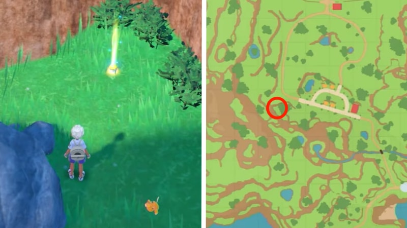 Stored Power TM 041 in Pokémon Scarlet and Violet Map Location