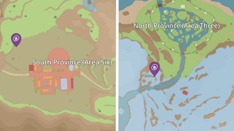 Two TM 157 Overheat Locations in Pokémon Scarlet and Violet Source from Map Genie